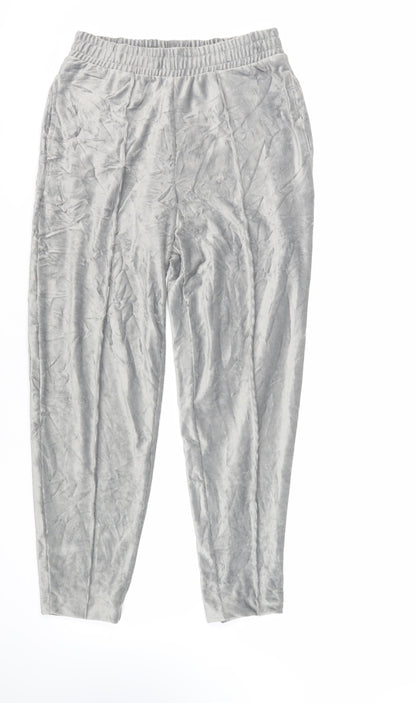 Womens UK Size 10 Marks and Spencer Regular Fit  Grey Trousers