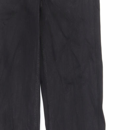 Womens UK Size 6 Marks and Spencer Regular Fit Straight Black Jeans