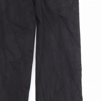 Womens UK Size 6 Marks and Spencer Regular Fit Straight Black Jeans