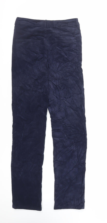 Womens UK Size 8 Marks and Spencer Regular Fit  Blue Trousers
