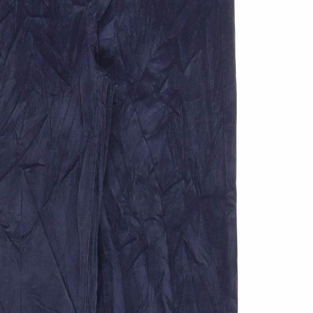 Womens UK Size 8 Marks and Spencer Regular Fit  Blue Trousers