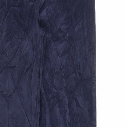 Womens UK Size 8 Marks and Spencer Regular Fit  Blue Trousers
