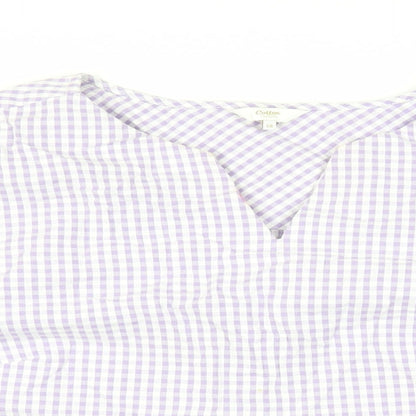 Womens UK Size 14 Cotton Traders Purple Basic Blouse