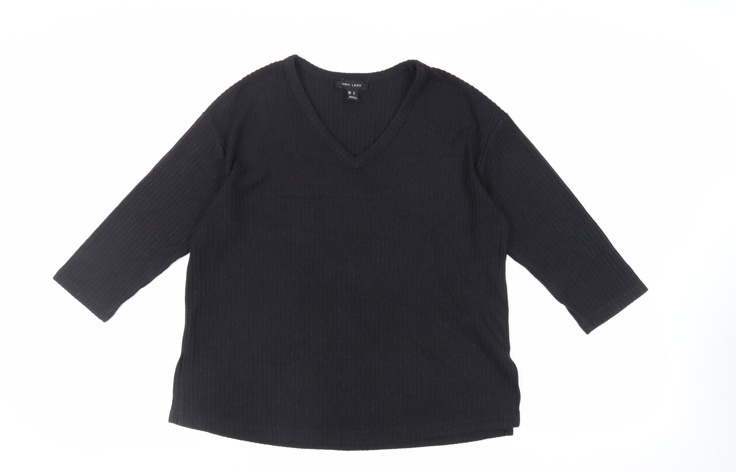 Womens UK Size S New Look Black Pullover Jumper