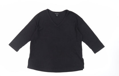 Womens UK Size S New Look Black Pullover Jumper