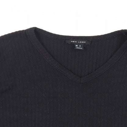 Womens UK Size S New Look Black Pullover Jumper