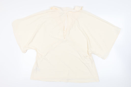 Womens UK Size 20 NEXT Ivory Basic Blouse