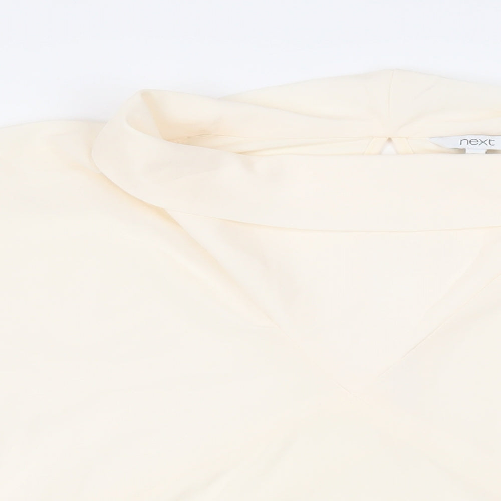 Womens UK Size 20 NEXT Ivory Basic Blouse