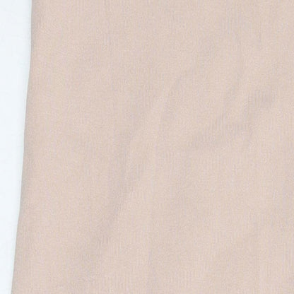 Zara Womens Pink Viscose Mermaid Size M Boat Neck