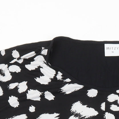 Womens UK Size 12 Mitzy Multicoloured Tunic Blouse