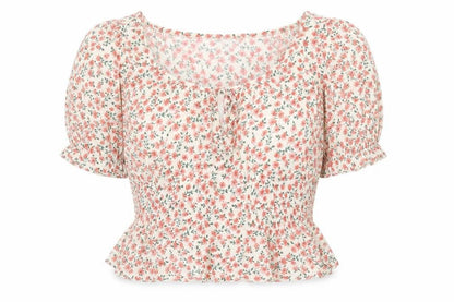 Womens UK Size 16 New Look Multicoloured Cropped Blouse