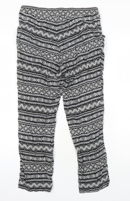 Womens UK Size 10 H&M Regular Fit  Multicoloured Trousers