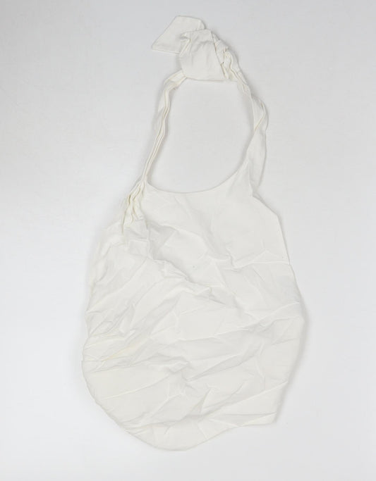 Womens UK Size S Zara White Basic Tank