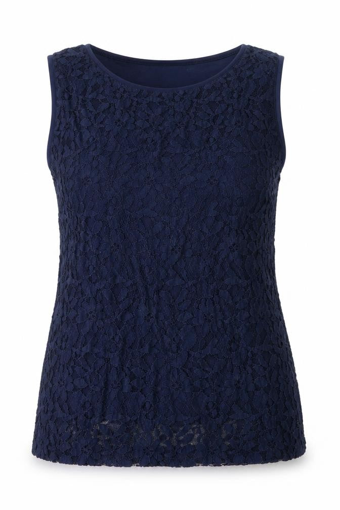 Womens UK Size M Paramour Blue Basic Tank