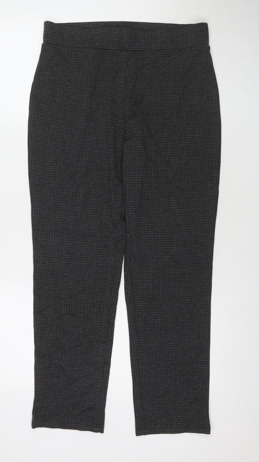 Womens UK Size 12 Marks and Spencer Regular Fit  Grey Trousers