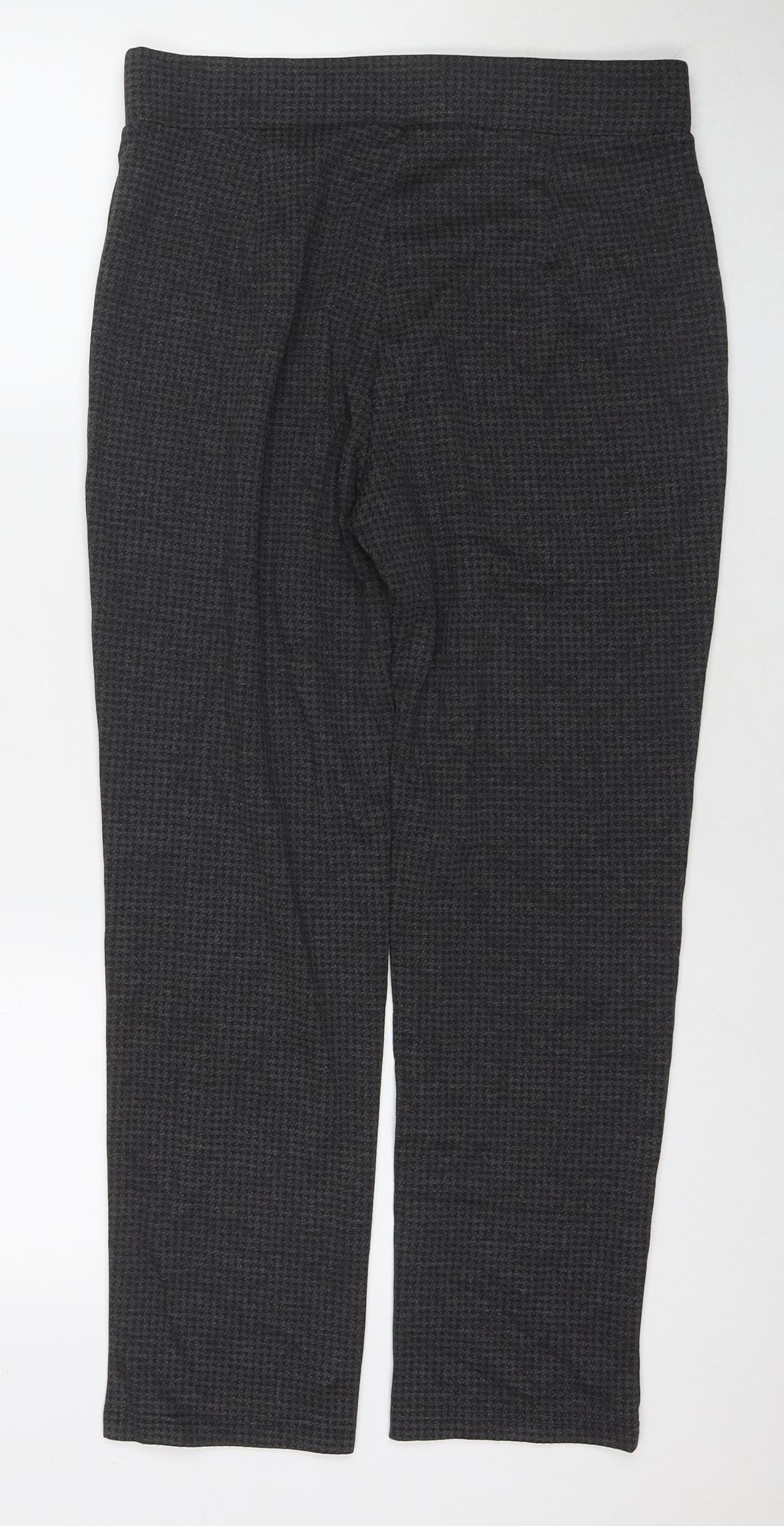 Womens UK Size 12 Marks and Spencer Regular Fit  Grey Trousers