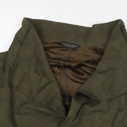 Womens UK Size 10 Dorothy Perkins Green Jacket