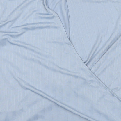 Womens UK Size 14 Marks and Spencer Blue Basic Blouse