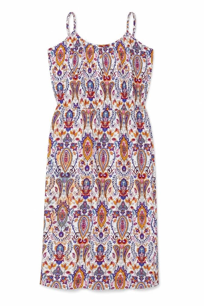 South Womens Multicoloured Paisley Polyester Maxi Size 18 Round Neck Pullover