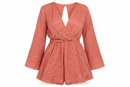 Womens UK Size XS Zara One-Piece Beige Romper