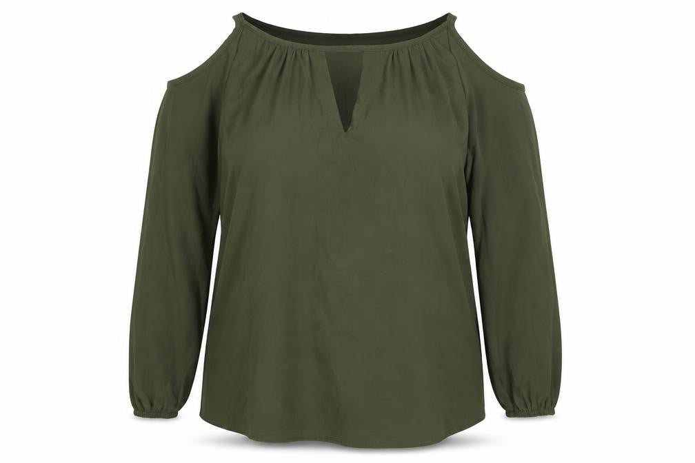 Womens UK Size 18 Select Green Basic Blouse