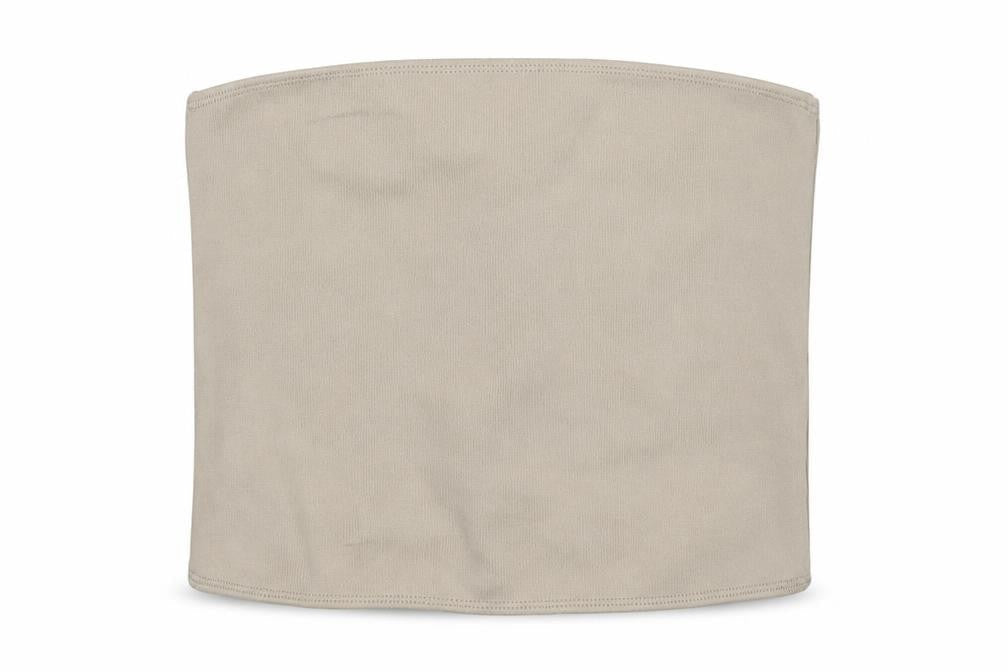 Womens UK Size S Zara Beige Basic Tank