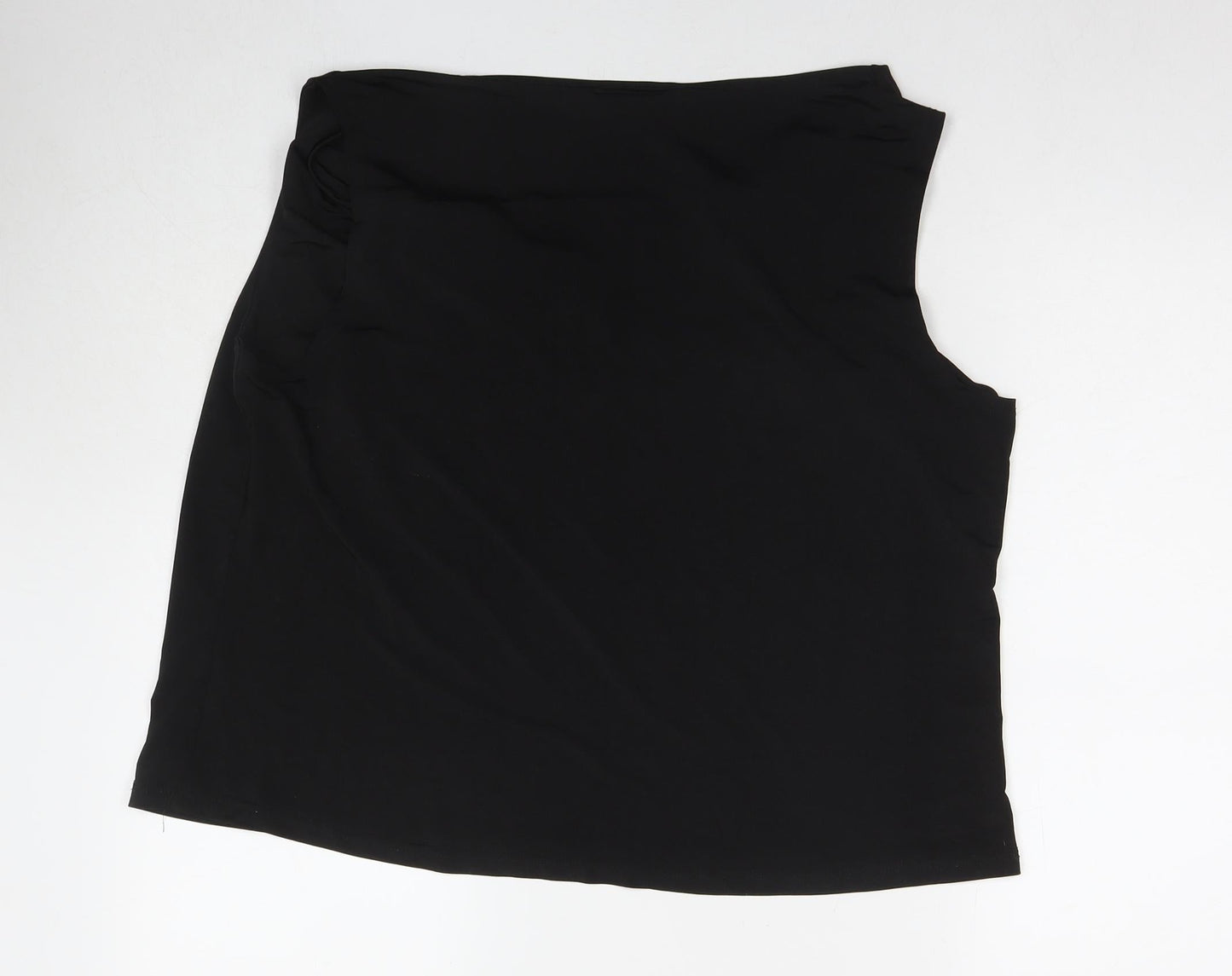 Womens UK Size 24 essence Black Basic Tank