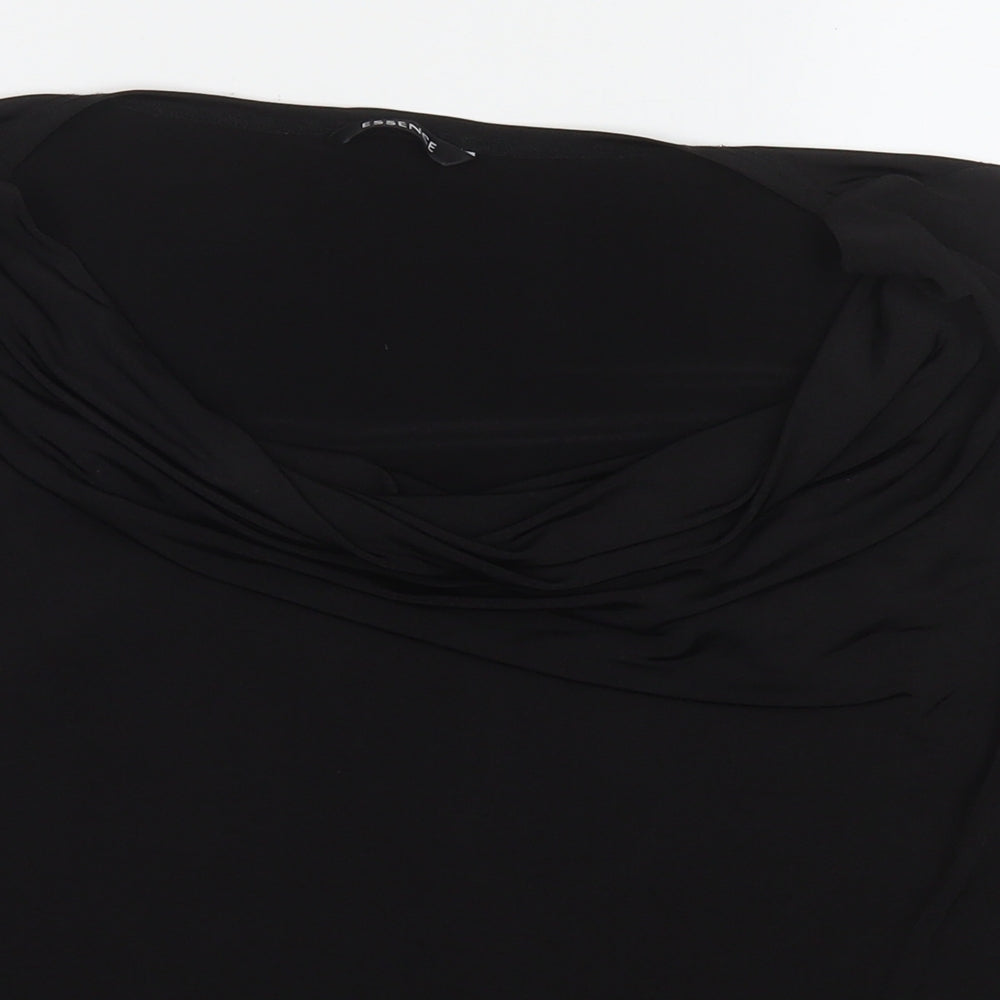 Womens UK Size 24 essence Black Basic Tank