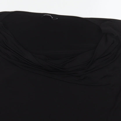 Womens UK Size 24 essence Black Basic Tank