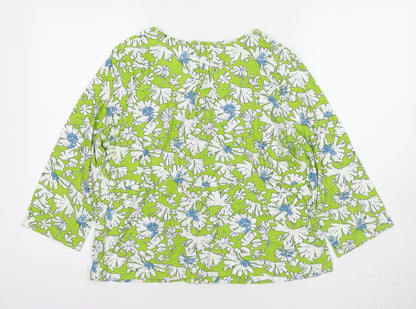 Womens UK Size L Adini Green Basic Button-Up