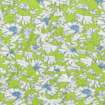 Womens UK Size L Adini Green Basic Button-Up
