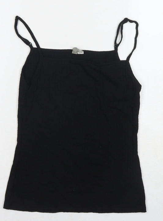 Womens UK Size 6 ASOS Black Basic Tank