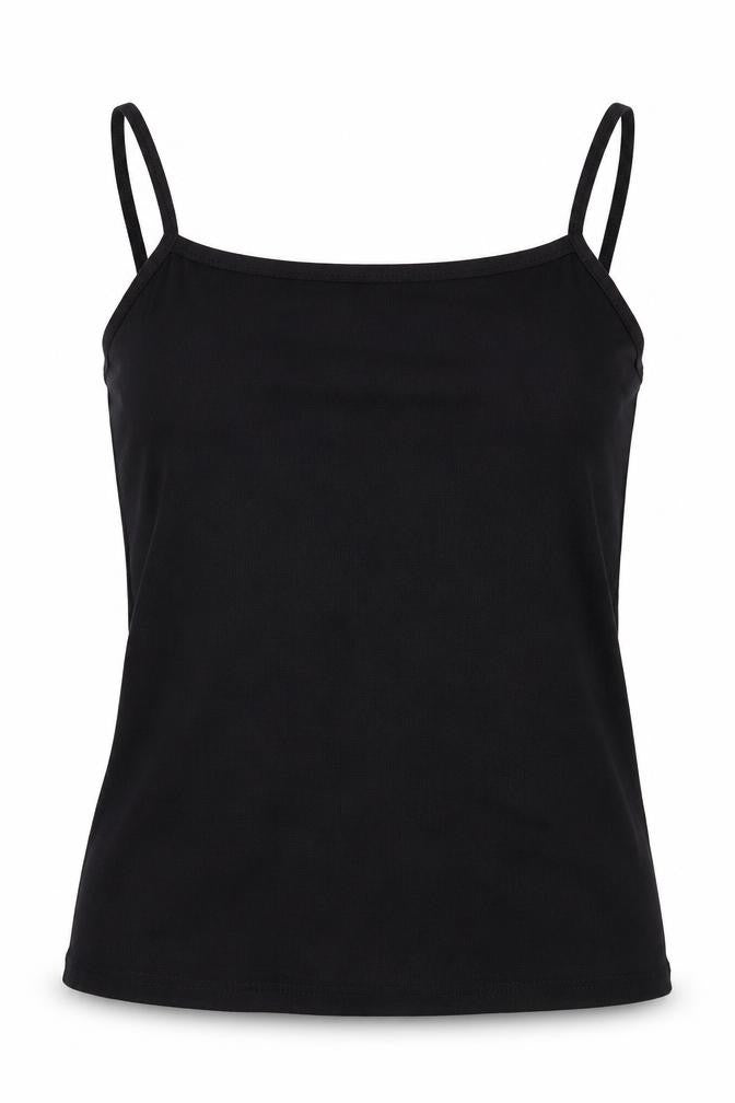 Womens UK Size 6 ASOS Black Basic Tank