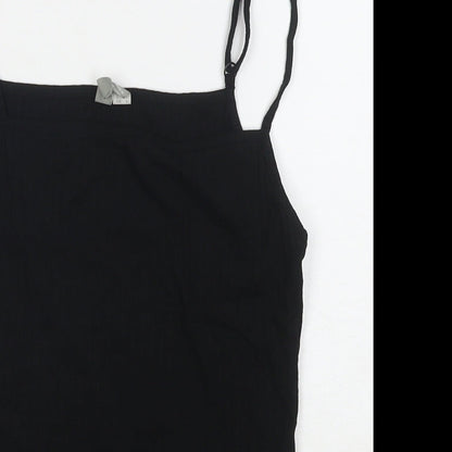 Womens UK Size 6 ASOS Black Basic Tank