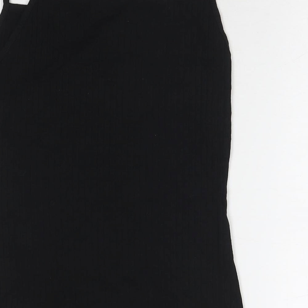Womens UK Size 6 ASOS Black Basic Tank
