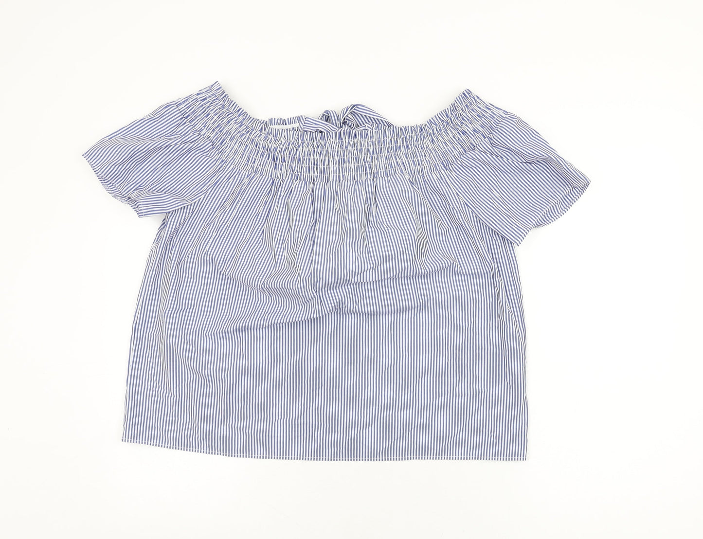 Womens UK Size 14 Dorothy Perkins Blue Basic T-Shirt
