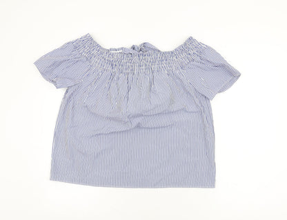 Womens UK Size 14 Dorothy Perkins Blue Basic T-Shirt