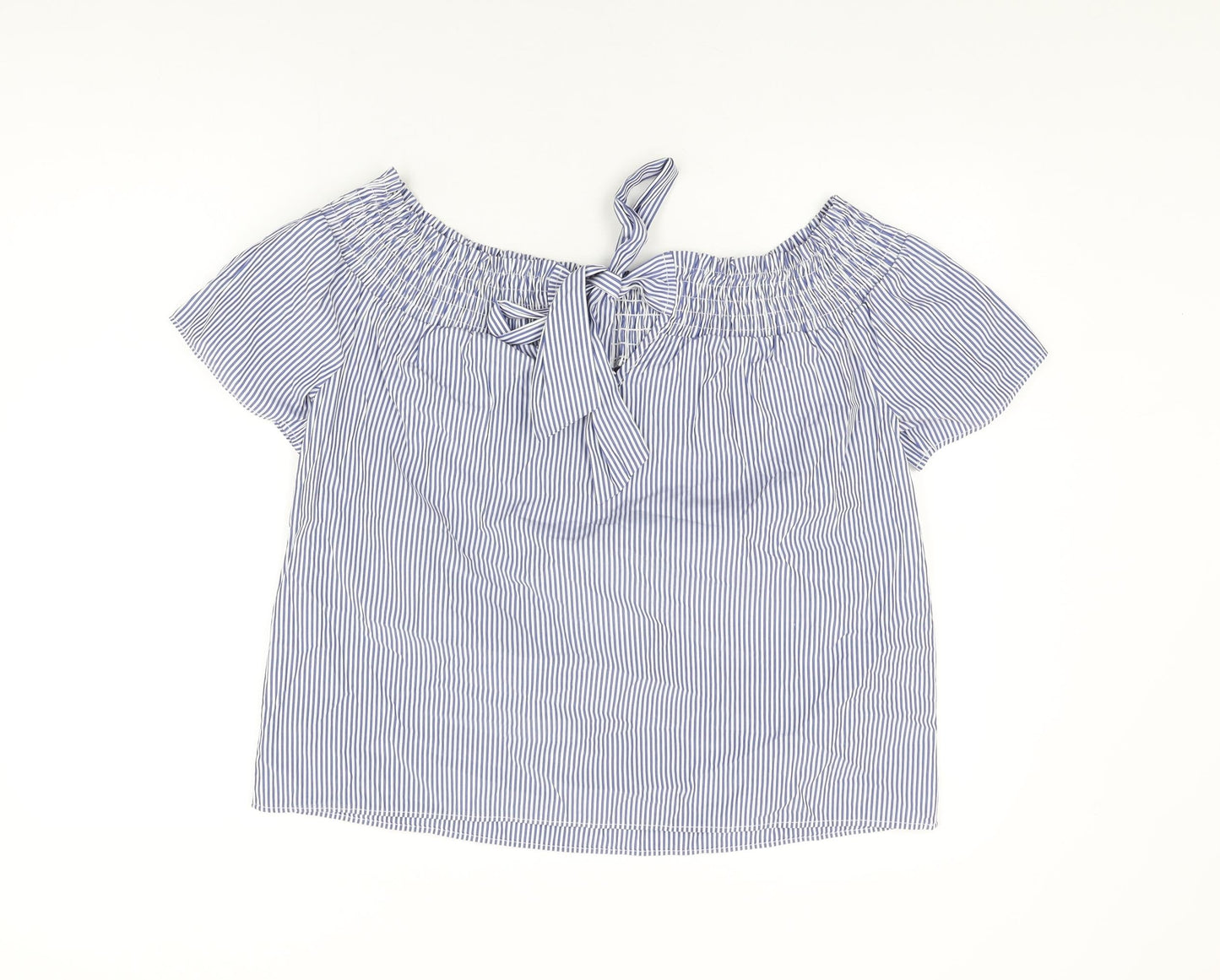 Womens UK Size 14 Dorothy Perkins Blue Basic T-Shirt