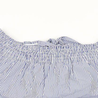 Womens UK Size 14 Dorothy Perkins Blue Basic T-Shirt