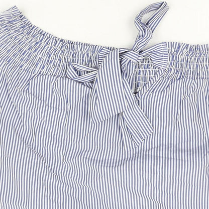 Womens UK Size 14 Dorothy Perkins Blue Basic T-Shirt