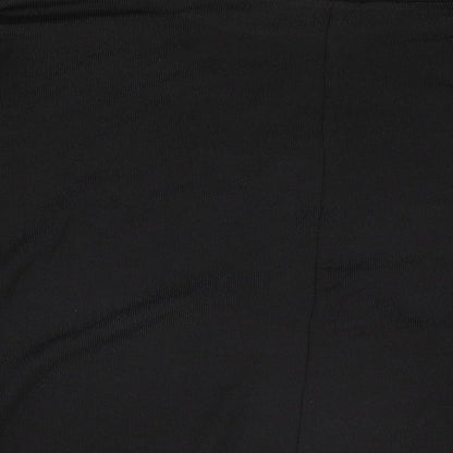 Womens UK Size L New Look Black Basic T-Shirt