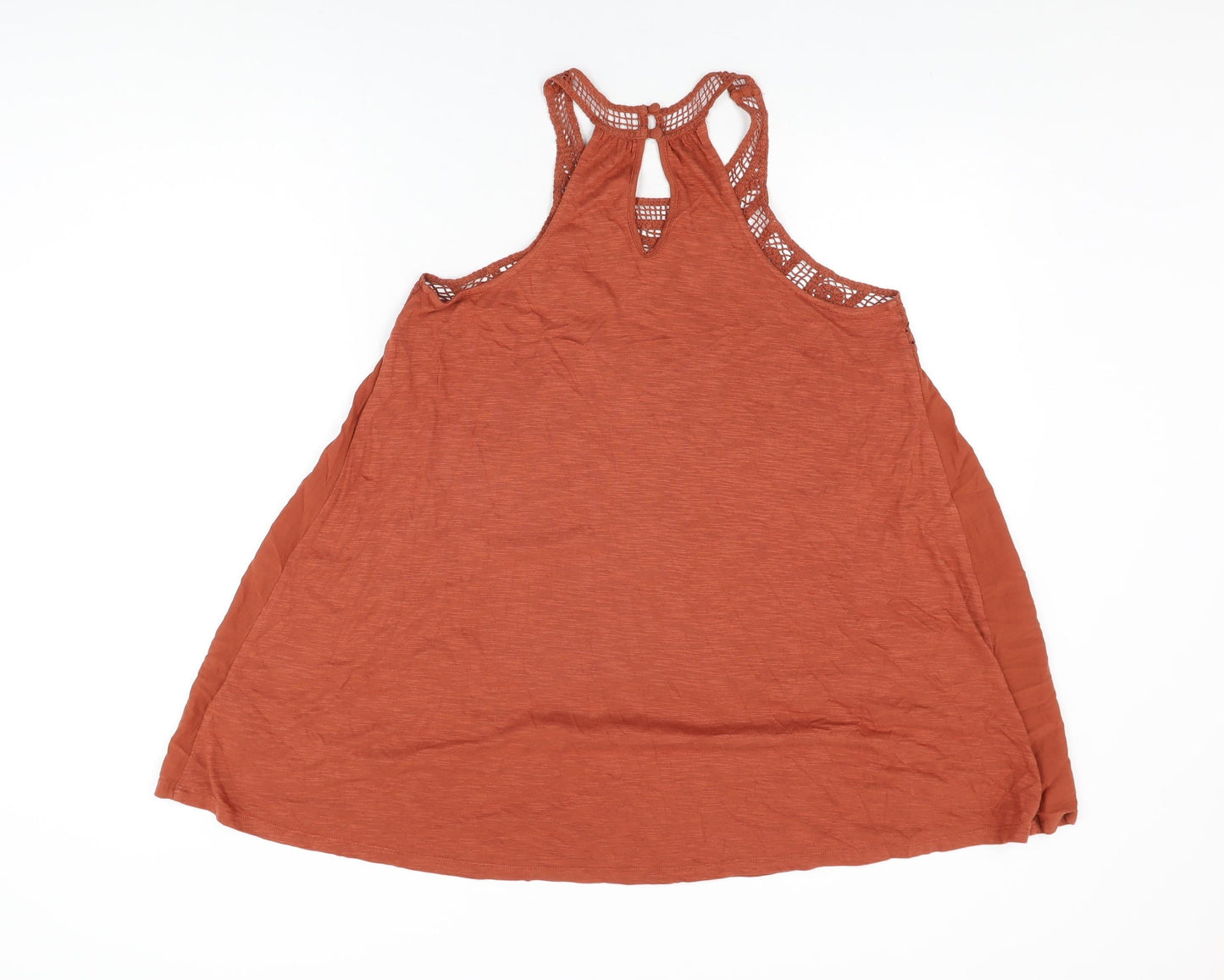 Womens UK Size 14 NEXT Brown Basic T-Shirt