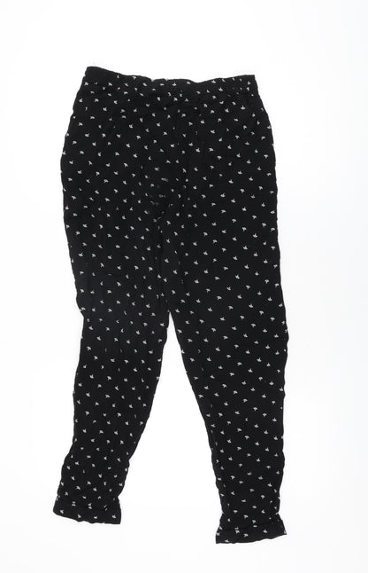 Womens UK Size S Cooperative Regular Fit  Black Trousers