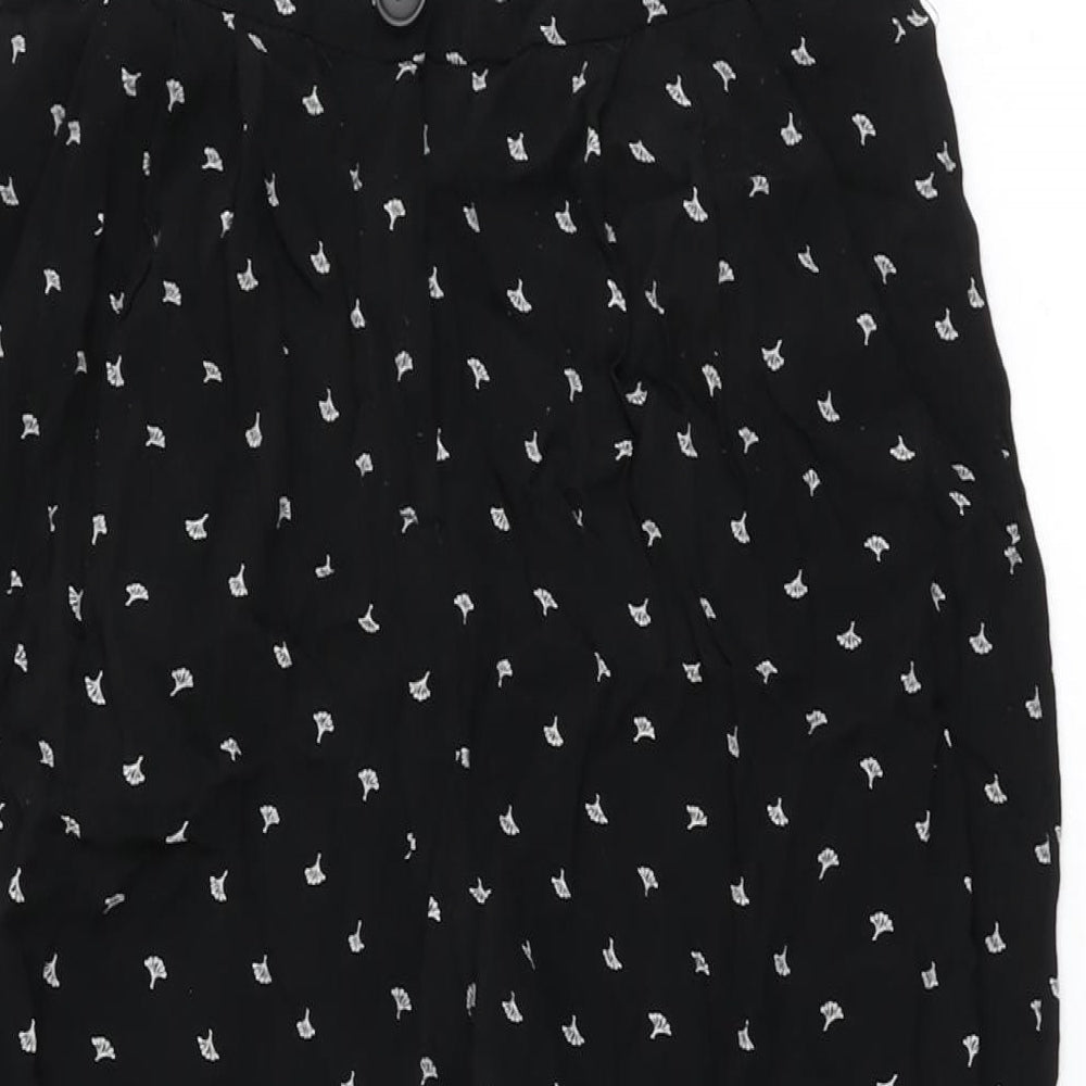 Womens UK Size S Cooperative Regular Fit  Black Trousers