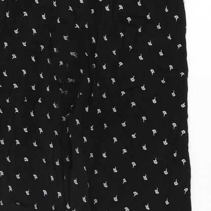 Womens UK Size S Cooperative Regular Fit  Black Trousers