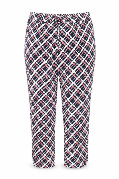 Womens UK Size 16 Lands' End Regular Fit  White Trousers