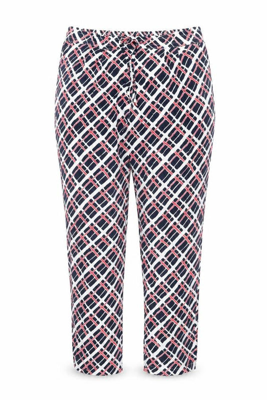 Womens UK Size 16 Lands' End Regular Fit  White Trousers
