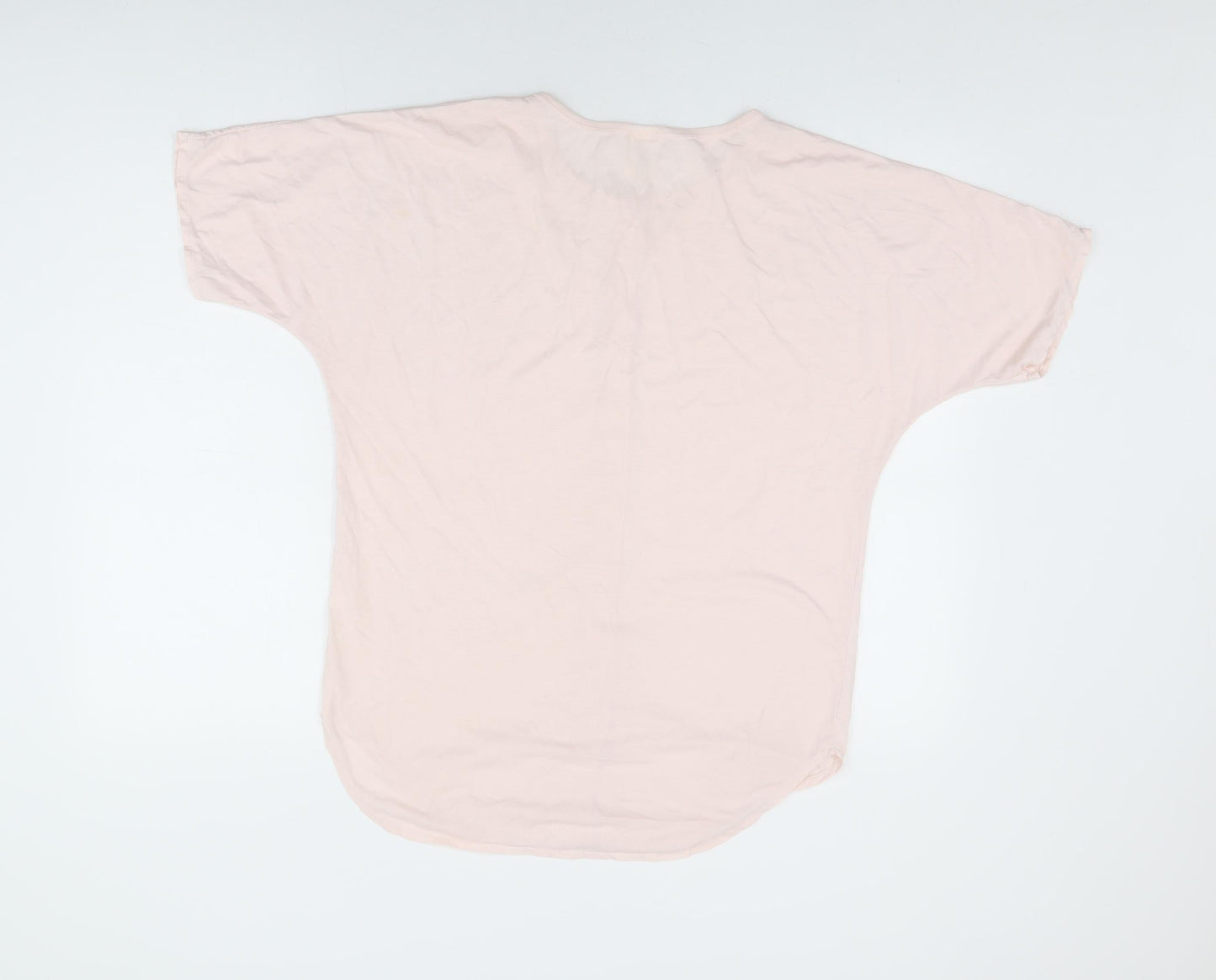 Womens UK Size 10 Yessica Pink Basic Button-Up