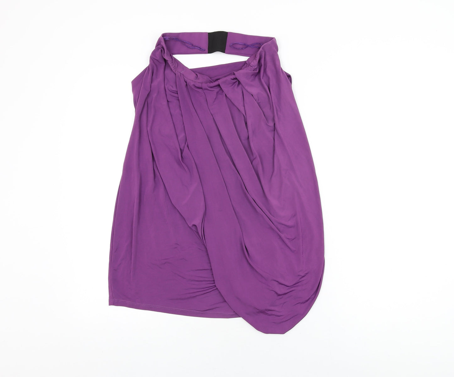 Womens UK Size 10 ASOS Purple Basic T-Shirt