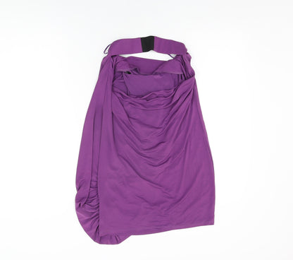 Womens UK Size 10 ASOS Purple Basic T-Shirt